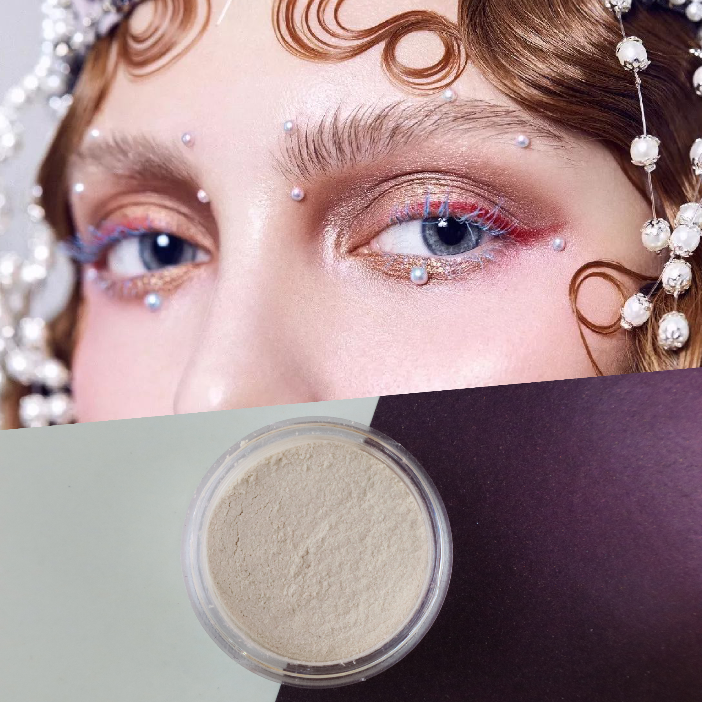 Prirodni smetnje biserni pigment