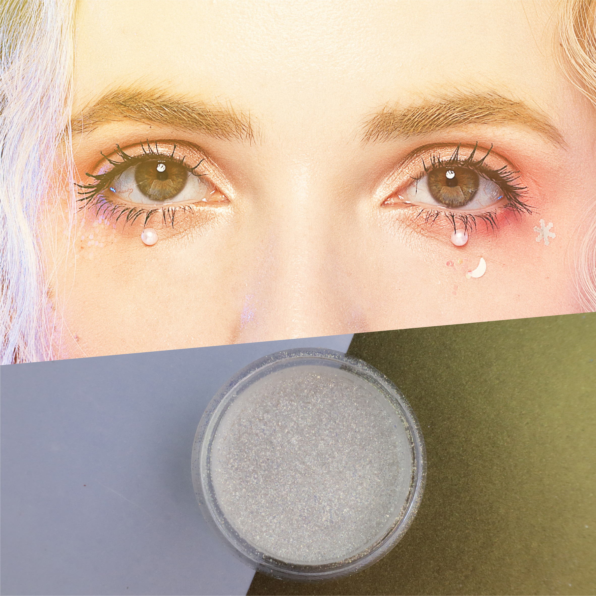 Kristalno smetnje biserni pigment