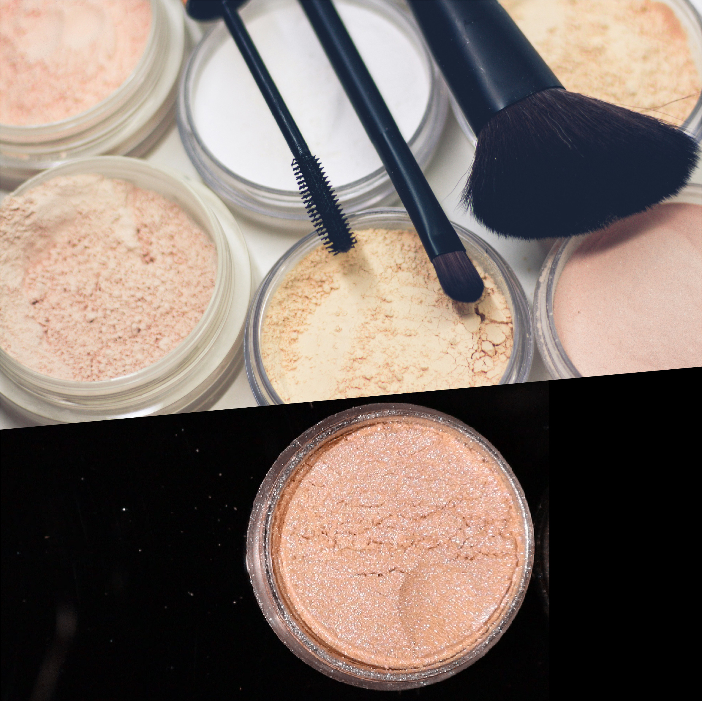 Goli ton kože biserni pigment